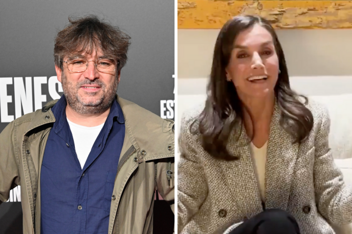 Jordi Évole y la reina Letizia.