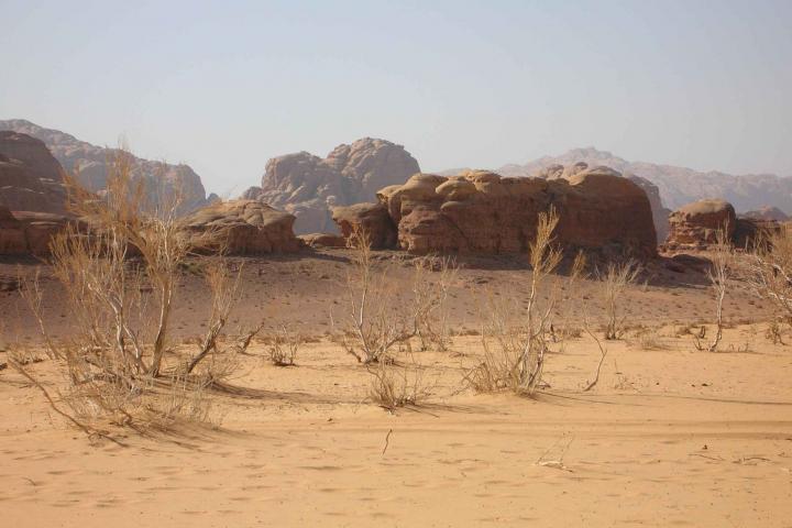 Wadi Rum en Jordania