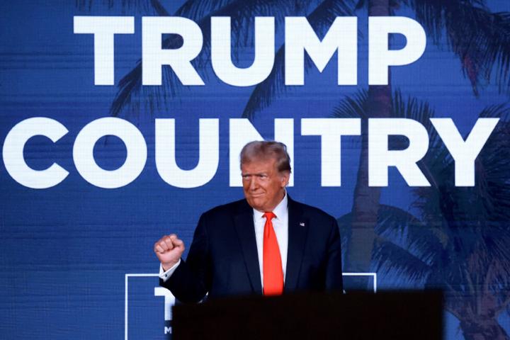 El expresidente de EEUU Donald Trump