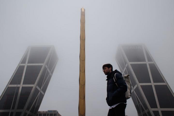 Mal tiempo en Madrid.