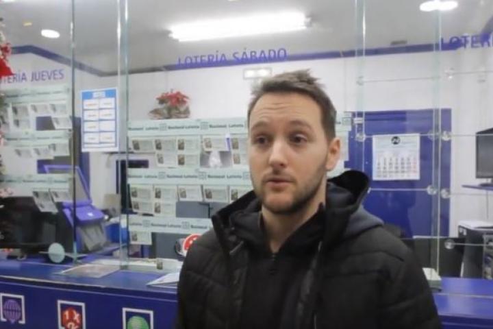 Guillermo Rodríguez Rozas, lotero atracado el pasado jueves.