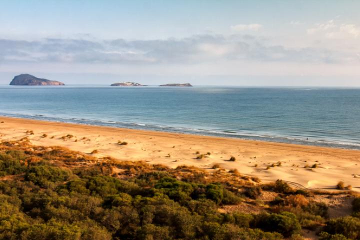 Las islas Chafarinas, al norte de la costa marroquí.