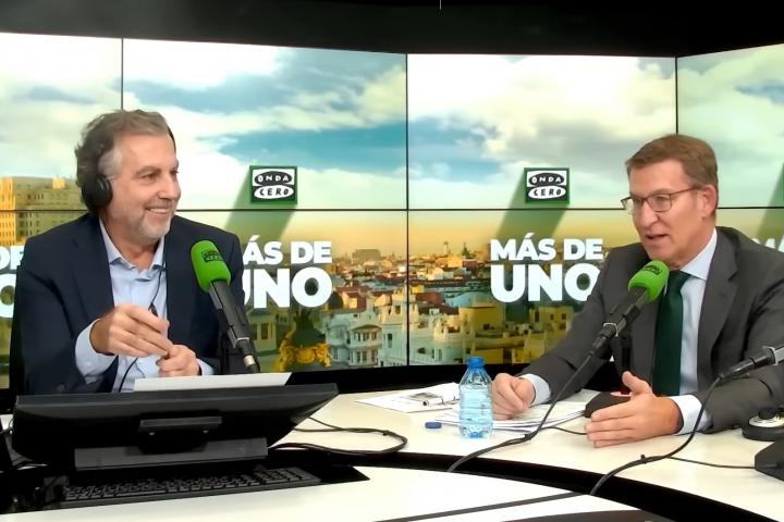 Carlos Alsina y Alberto Núñez Feijóo