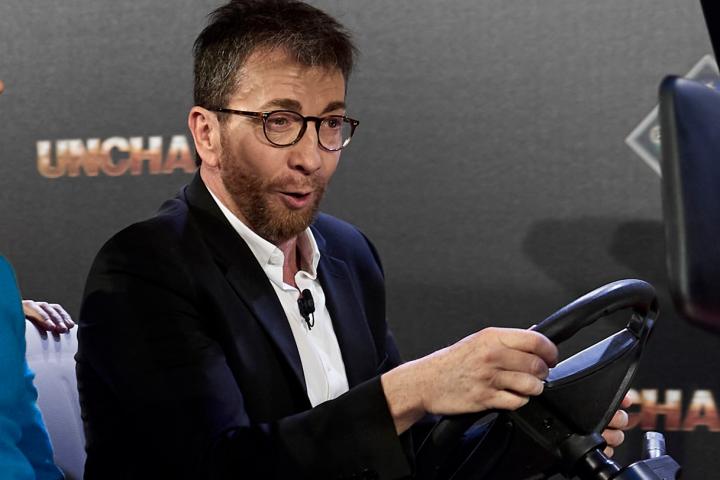 Pablo Motos conduciendo en un programa de 'El Hormiguero'.