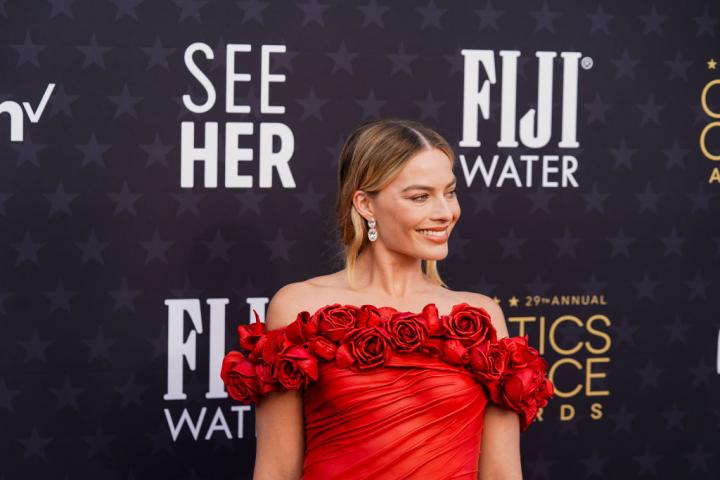Margot Robbie en la gala de los Critics Choice Awards.