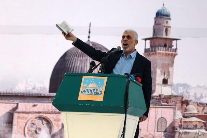 El líder de Hamás en Gaza, Yahya Sinwar
