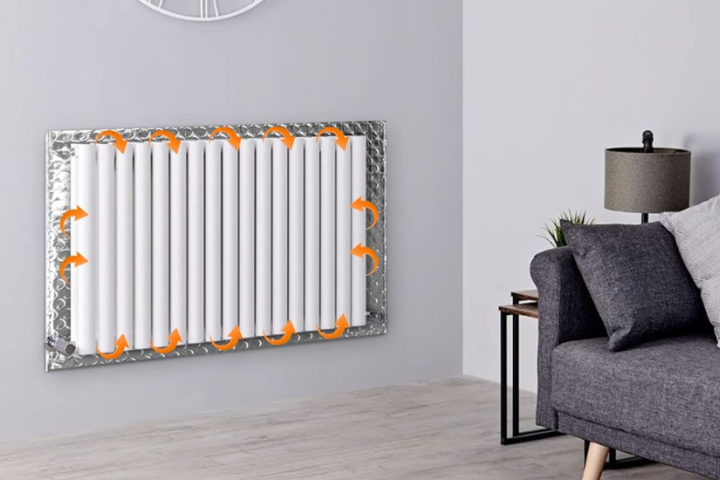 Lámina reflectora para aprovechar al máximo la calefacción y ahorrar en la factura de la luz