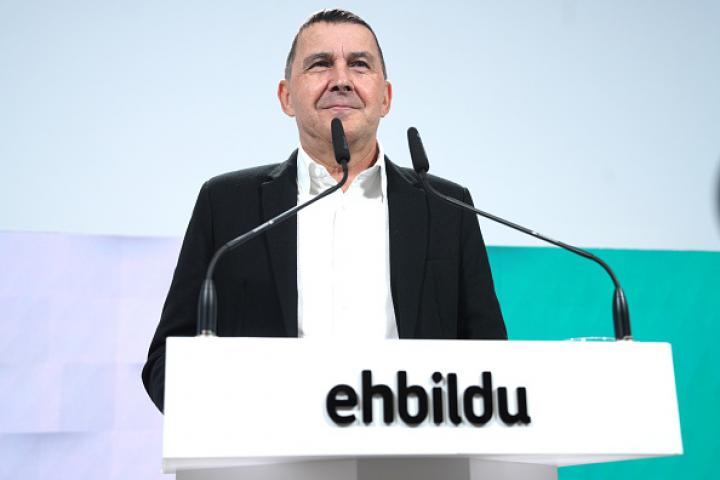 El coordinador general de EH Bildu, Arnaldo Otegi, en una imagen de archivo.