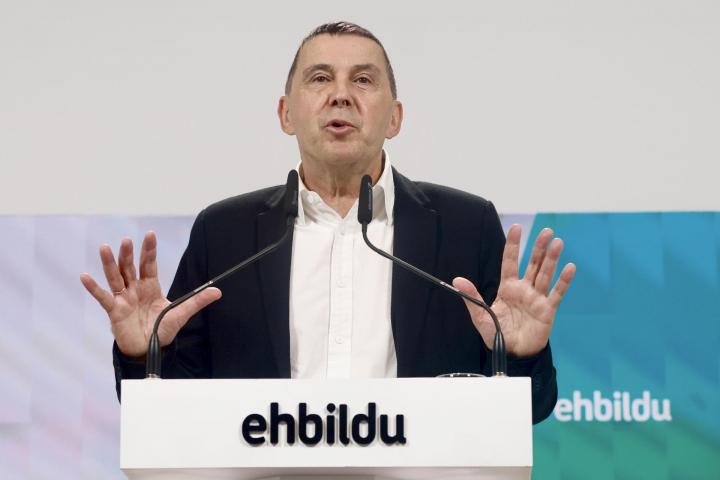 El coordinador general de EH Bildu, Arnaldo Otegi, en una imagen de archivo.