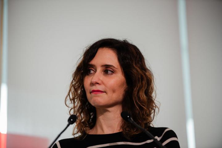 La presidenta de la Comunidad de Madrid, Isabel Díaz Ayuso.
