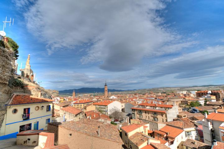 Vista de Calatayud (Zaragoza) donde se ha vendido el primer premio de la Lotería Nacional del jueves 18 de enero.