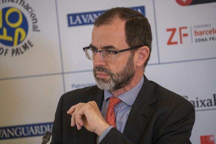 Camilo Villarino, en un acto como jefe de gabinete de Josep Borrell