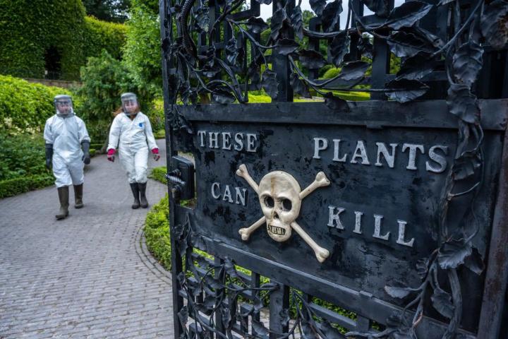 Entrada del jardín más peligroso del mundo