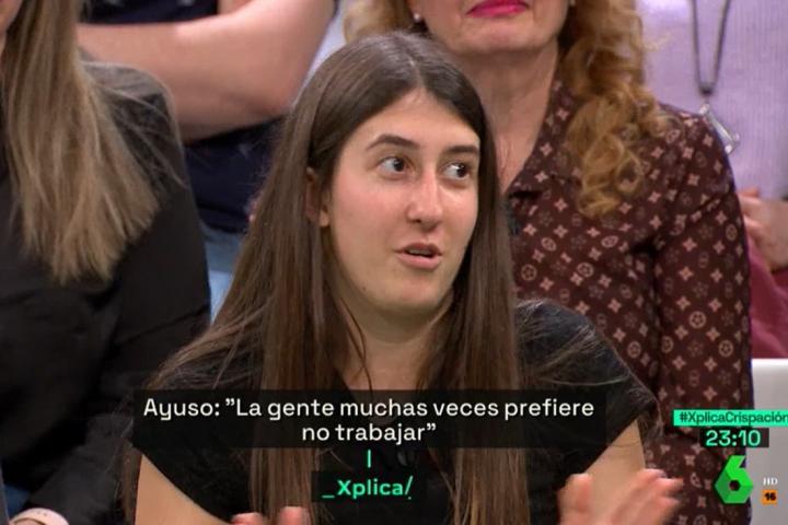 Ainhoa Pérez en 'laSexta Xplica'.