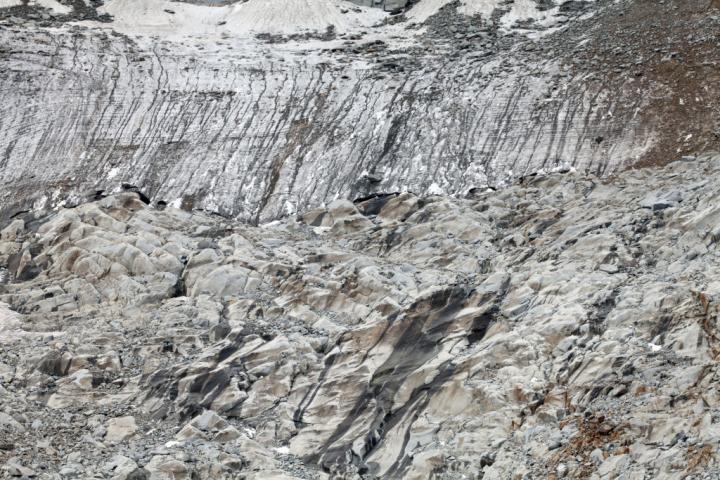 Vista del glaciar Dagu, en lo alto de la meseta tibetana.
