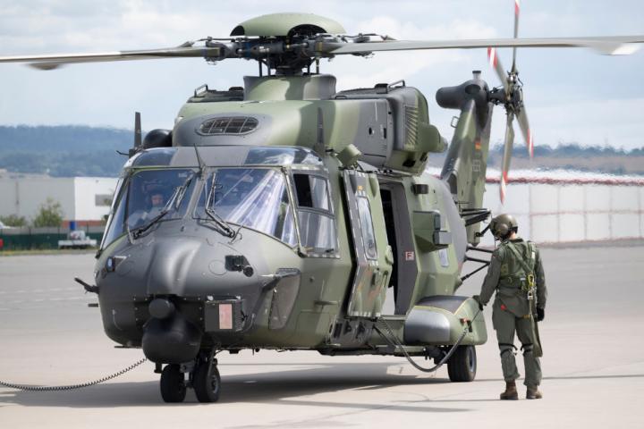 Un helicóptero NH-90 alemán, en una imagen de archivo