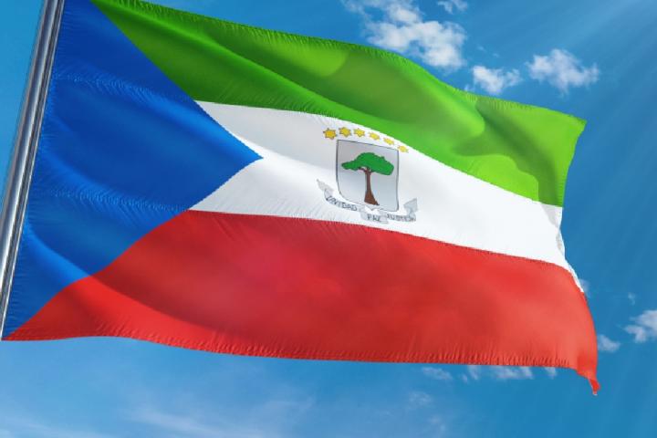 Bandera de Guinea Ecuatorial.