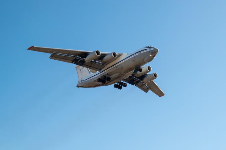 Imagen de archivo de un avión militar ruso IL-76.