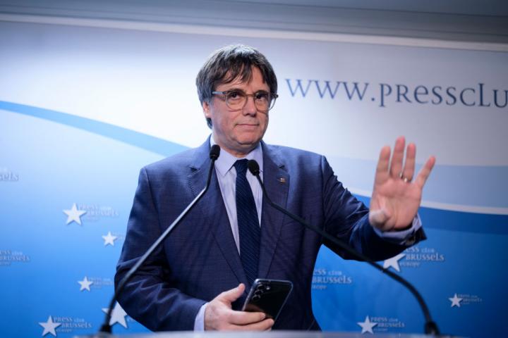 Carles Puigdemont, uno de los grandes protagonistas (en ausencia) de la ley de amnistía
