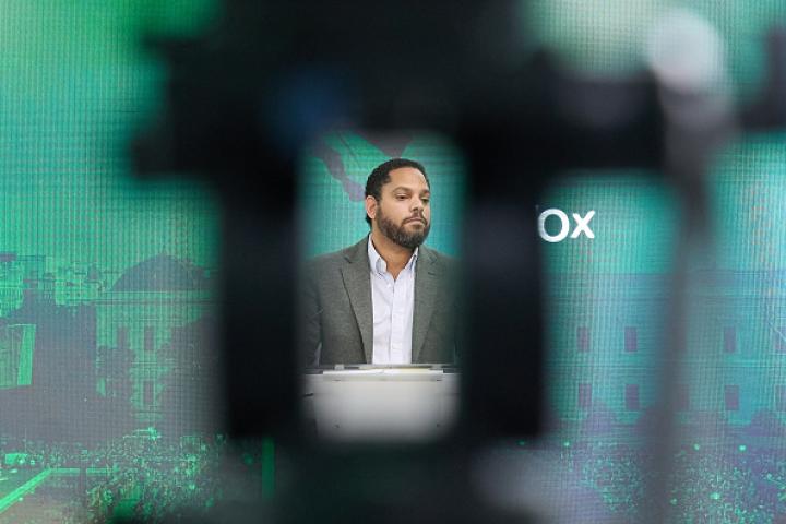 El 'número dos' de Vox, Ignacio Garriga, en una imagen de archivo.
