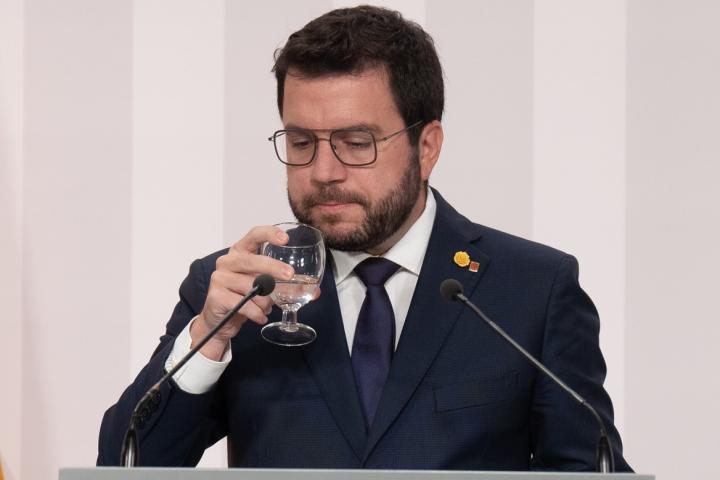 El presidente de la Generalitat, Pere Aragonès.