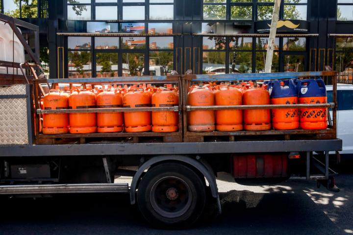 Varias bombonas de butano, en una imagen de archivo