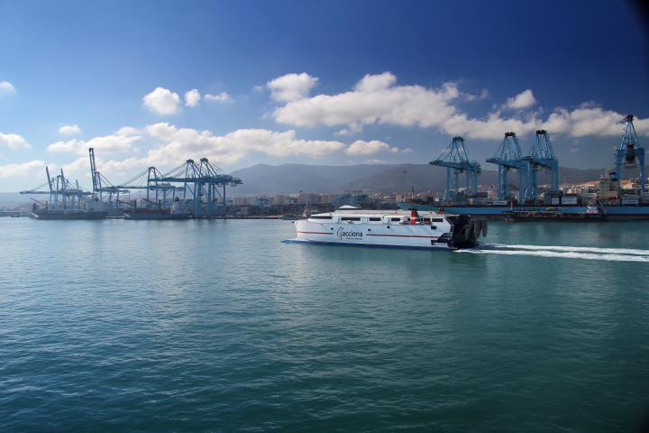 Vista general del Puerto de Algeciras.