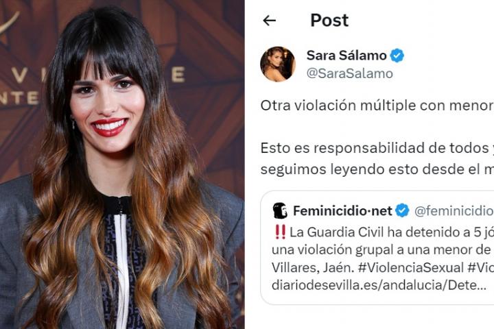 La actriz Sara Sálamo.