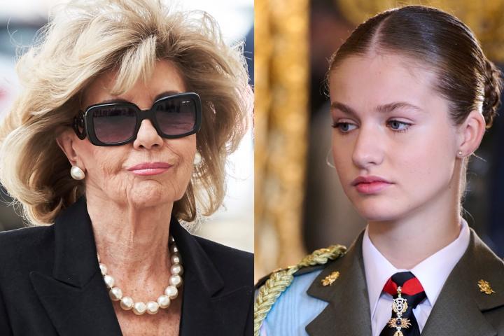 Tessa de Baivera y la princesa Leonor