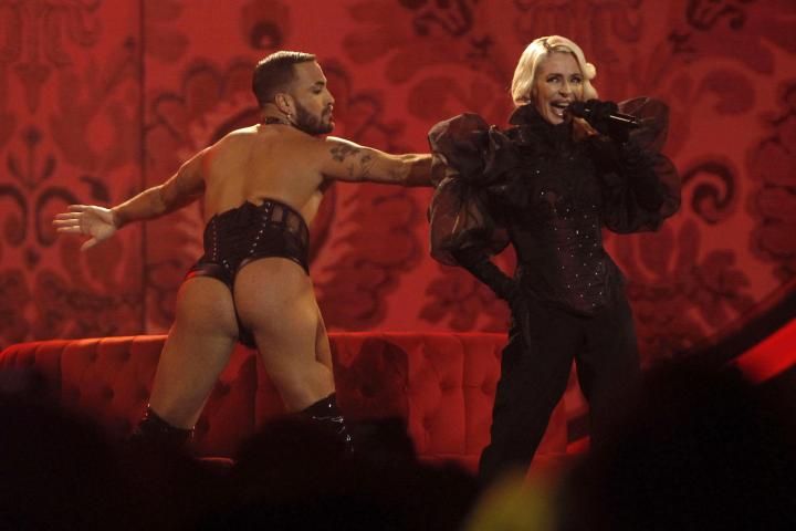 La actuación de Nebulossa en el Benidorm Fest.