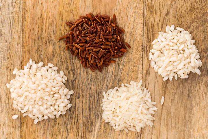 Diferentes tipos de arroz