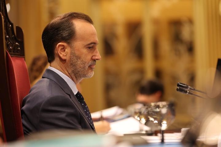 El presidente del Parlament balear e integrante de Vox, Gabriel Le Senne, en una imagen de archivo.