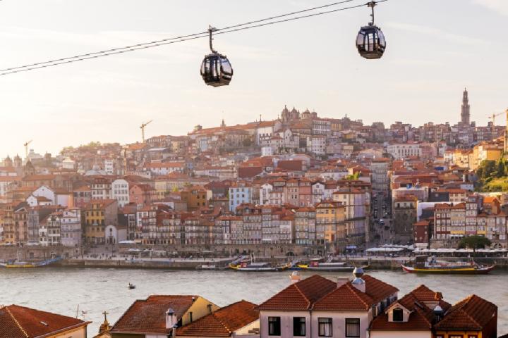 Vista de Oporto.