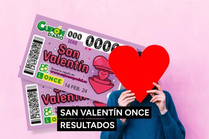 Resultado del Sorteo del Cupón Extra de San Valentín de la ONCE 2024