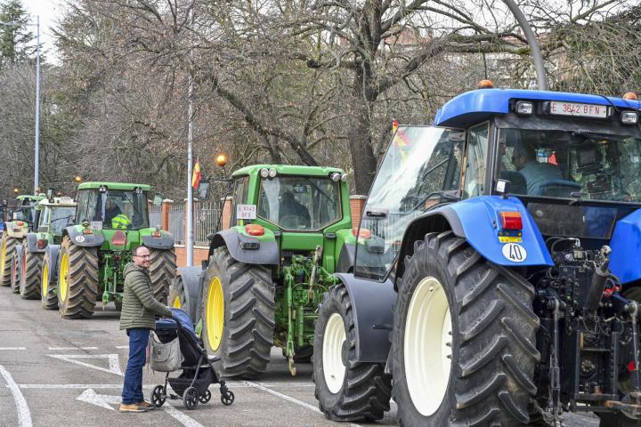 Huelga de agricultores en directo.