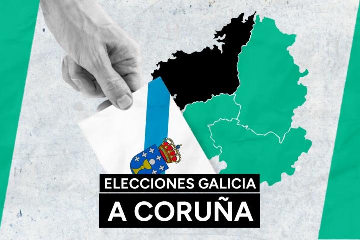 Resultado de las elecciones gallegas en A Coruña de 2024