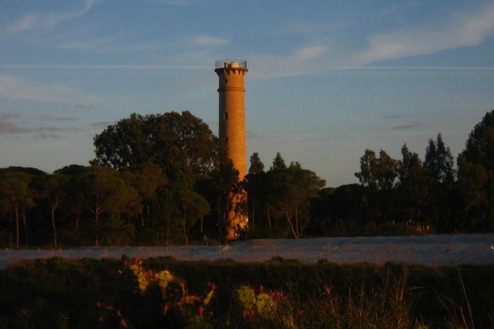 Faro de San Jerónimo, en Sanlúcar de Barrameda.