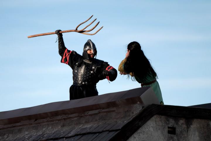 Escena del espectáculo 'El Misterio De Sorbaces' en Puy du Fou en Toledo