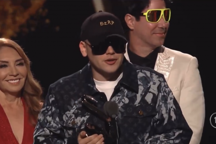 Bizarrap, en los Premios Lo Nuestro.