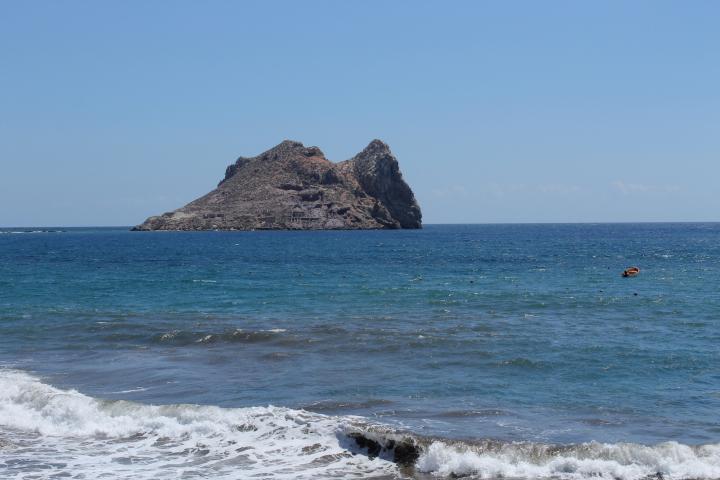 La isla del Fraile, frente a las costas de Murcia.