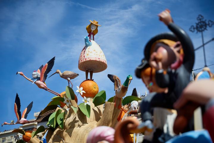 Imagen de las Fallas de 2023.