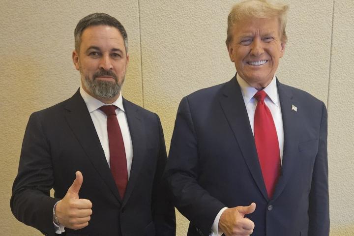 Santiago Abascal y Donald Trump