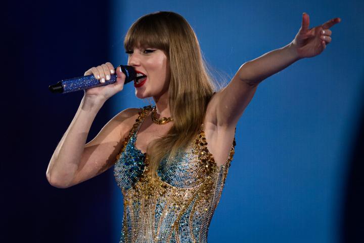 Taylor Swift, durante un concierto en Sídney el 23 de febrero de 2024.