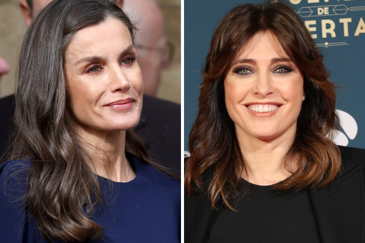 La reina Letizia y Helena Resano.