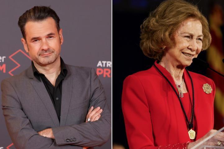 Iñaki López y la reina Sofía