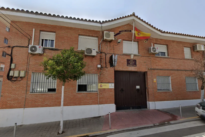 Cuartel de la Guardia Civil en Barbate.