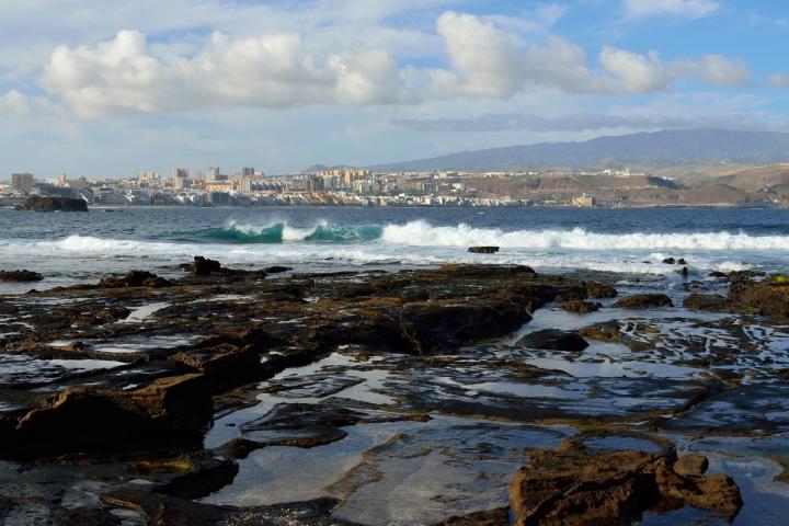 Playa de El Confital, en Las Palmas de Gran Canaria