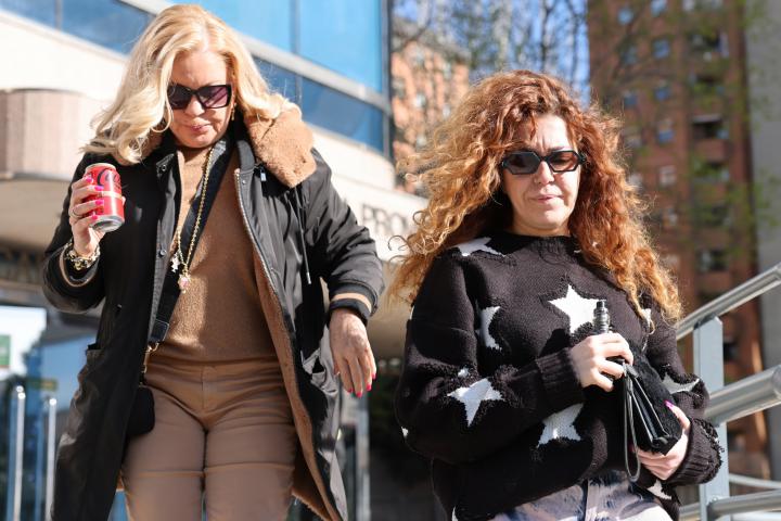 Barbara Rey y Sofia Cristo, fotografiadas en Madrid el 6 de marzo de 2024.
