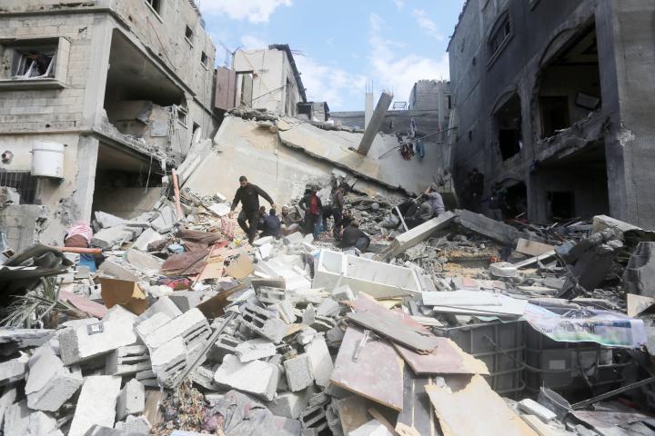 Ataque en Gaza este 8 de marzo.