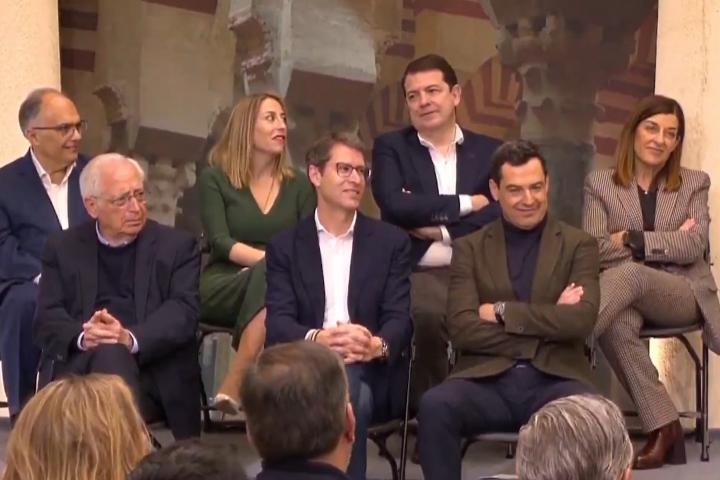 La reacción de María Guardiola al lapsus de Feijóo.